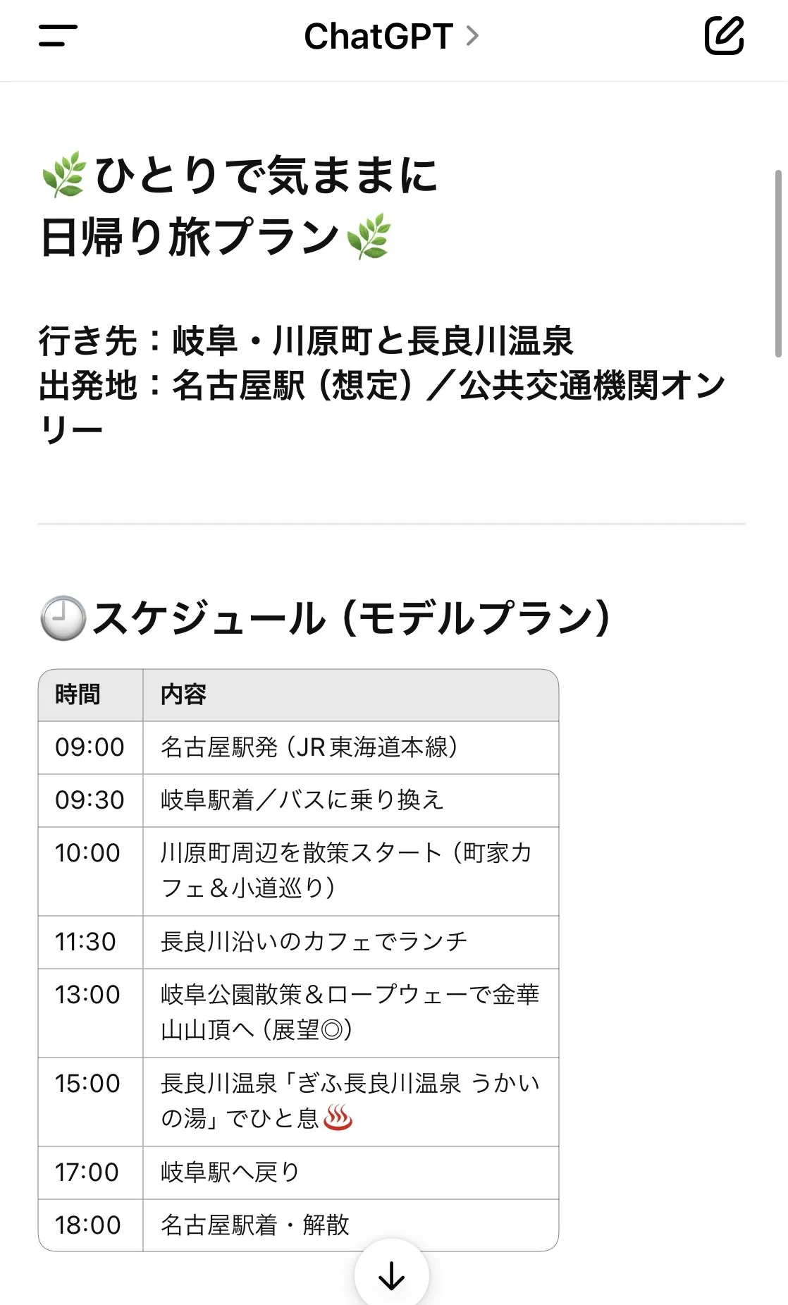 GWの予定決め!? ChatGPTにひとり旅プラン丸投げしてみた!①